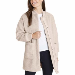 Eddie Bauer Sherpa fleece parka size S